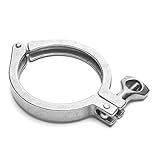 ILS - 3 Inch Tri Clamp Clover 304 Stainless Steel Single Pin Sanitary Clamp 91mm Ferrule
