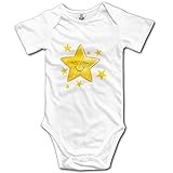 カッコいい 赤ちゃん カートゥーン スマイル スター 笑顔 ベビー服 カジュアル White Size 24 Months