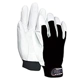 おたふく手袋 革手袋 [豚クレスト 甲綿メリヤス 手首マジック] K-39 L