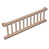 NSAuk BabyBay Convertible Siderail (Varnished Beech) by NSAuk