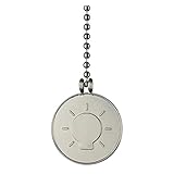 Westinghouse 7702900 Bulb Pull Chain, Brushed Nickel [並行輸入品]