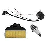 Flameer 交換パーツ　点火コイル＋スパークプラグ＋エアフィルター　STIHL 021 023 025 MS210 MS230 MS250適用　お買い得