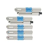 【SEASKY】 TNR-C4J1 5個セット (TNR-C4JK1×2 TNR-C4JC1×1 TNR-C4JM1×1 TNR-C4JY1×1) オキプリンター用 互換トナー ISO9001認証工場 (TNR-C4J1 TNRC4J1 TNRC4JK1 TNRC4JC1 TNRC4JM1 TNRC4JY1)