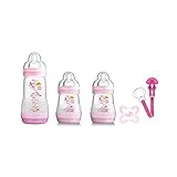 世界へのMam歓迎し、ピンク (MAM UK LTD) (x 2) - MAM Welcome to the World Set, Pink (Pack of 2) [並行輸入品]