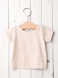 RUGGED WORKS ( ラゲッドワークス ) ベビー 日本製 Tシャツ 赤ちゃん 男の子 女の子 半袖 ベビー服 90㎝ キナリ