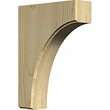 Ekena Millwork BKTW02X06X08CVMA 1 3/4-Inch W by 6-Inch D by 8-Inch H Clarksville Bracket, Maple [並行輸