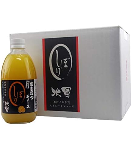 Amazon.co.jp: 瀬戸内しまなみ・みかんジュース500ml×6本・伯方果汁
