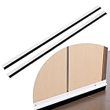 防風・冷房効率アップ ドア下部用のすきまテープ 毛足付きのシートテープ 2PCS （長）100cm x（幅）42mm x（厚さ）6.9mm