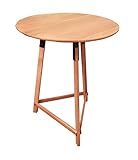 北欧風 ナチュラル Flo Void Cafe Table  NA/BK  80R -