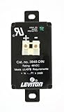 Leviton 3848-DIN 48 Volt DC, 2-Pole, 2-Wire, Equipment Cabinet SPD Surge Protective Device, Wired-In