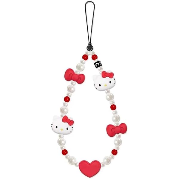 Amazon.co.jp: [SPOORY] スマホストラップ キティ 携帯電話チェーン 猫