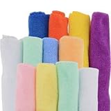Angel of Mine Baby Washcloths Assorted Colors 12 Count by Angel of Mine