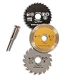 toolscentreツールCentre Unbelievable 3pcs Circular Saw Set withスピンドルAttachementにフィットすべてのタイプのロータリーツール&ドリ