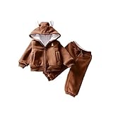 Burning Go 子供服 ベビー服 パーカー スウェット フード付き 秋冬服 2点セット 出産祝い 誕生日プレゼント