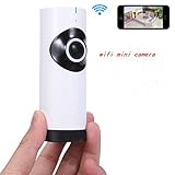 Yobang Security ベビーモニター 防犯カメラ 監視カメラ ネットワークカメラ 魚眼レンズ 高画質 100万画素 microSDカード録画 屋内用 赤外線スマートベビーモニター Wifiビ