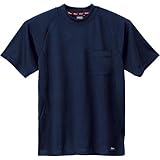 ジーベック ハイブリッド半袖Tシャツ 大きいサイズ 10/紺 3Lサイズ 6124