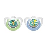 [ヌーク]Nuk 新生児用　おしゃぶり　2個セット 0ヶ月～2ヶ月❤ウルトラソフトシリコン❤ [並行輸入品]