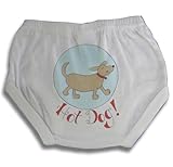 Light of Mine Designs Hot Dog Diaper Cover/Panty Brief, 18 Months by Light of Mine Designs