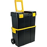 Stalwart Stackable Mobile Tool Box with Wheels [並行輸入品]