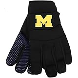 NCAA Michigan Wolverinesブラックデラックスユーティリティ作業手袋