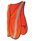 Magid CRV2430 Polyester Non ANSI Compliant High Visibility Reflective Safety Vest One Size Fits All 