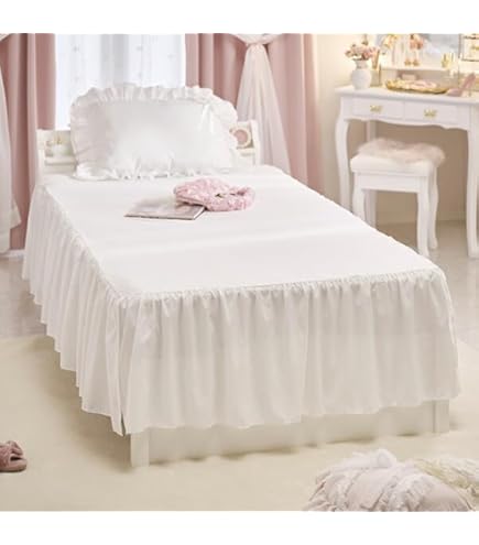 Amazon｜XCZYL花柄 水玉柄 ベッドスカート フリル 3点セット