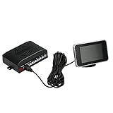 Docooler Car Parking Assist System Dual-Core Front and Rear LED Digital Display Car Reverse Backup R