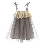 Cutelove メッシュ　コットン　紗　ガールズ　ドレス　ファッション　ふりふり　女の子　キッズ　ベビー　夏　子供服　透かし彫り 袖なし スカート ワンピース　キャミワンピース