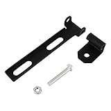 新しい到着1ピースブラックソロシートマウントキットフロントバーでスイベルブラケット4ソロシートマウントキットフロントバー