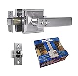 Constructor CON-PRI-ET Prime Entry Lever Door Lock Knob Handle Lock Set, Satin Nickel by CONSTRUCTOR