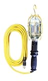 Voltec 08-00382 12/3 SJTW Industrial Metal Shade Worklight, 25-Foot, Yellow & Black [並行輸入品]
