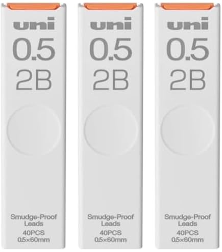 Amazon.co.jp: 【3個セット】 三菱鉛筆 シャープ替芯 MITSUBISHI 0.5