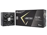 Seasonic Vertex PX-750, 750W 80+ Platinum, Compatible con ATX 3.0 / PCIe 5.0, módulo Completo, Control de Ventilador sin Ventilador - Vertex PX-750