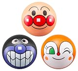 アガツマ(AGATSUMA) アンパンマン ミニ顔ボール 3個セット アンパンマン・ばいきんまん・ドキンちゃん【2024】