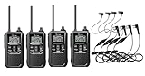 【４台セット】 アイコム IC-4120 ブラック×４台＋HD-13Lカナル型イヤホンマイク×４個セット