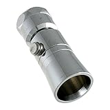 LDR 502 1100 Water Saving Showerhead with Push Button Flow Control, Chrome Plated Brass [並行輸入品]