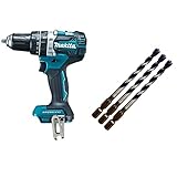 マキタ(Makita) HP484DZ 充電式震動ドリル 青 本体のみ 18V ＋BOSCH(ボッシュ) 振動ドリルビット 六角軸 3本組 3.4mmφx90mm SIN034090/3
