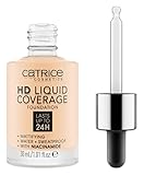 キャトリス HDリキッドカバレッジファンデーション/Catrice HD Liquid Coverage Foundation（002 |ポーセリンベージュ）