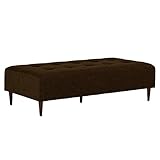 arne ベンチソファ 背もたれ無し ベンチチェアー 長椅子 イス ダイニング 2人掛け 布張り Baggy RG 3×6 ダークブラウン