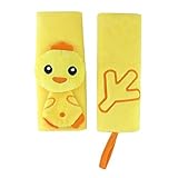 Pinksee Baby Cute Cartoon Soft Travel Seat Belt Pads Strap Covers (0-12 Months, Chick) by PINKSEE