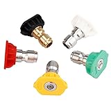 （イーエフイー）EFE 5個セット 高圧洗浄ガン 散水コネクタ 先端 高圧洗浄機 ミニガン ガーデニング 園芸 庭 洗車 掃除 清掃 おそうじ 高圧洗浄機専用先端ノズルの拡散５サイズセットです。
