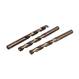uxcell ツイスト ドリル ビット 10mm ドリル直径 130mm長さ M35 HSS ２フルート 3本いり