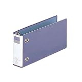 リヒトラブ D型リングファイル 5×11 ブルーバイオレット F750