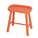 おしりにフィットするスツール　　オレンジ　ロー