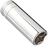 SK Hand Tool 41708 6 Point 1/4 Drive Deep Socket, 12mm, Chrome [並行輸入品]