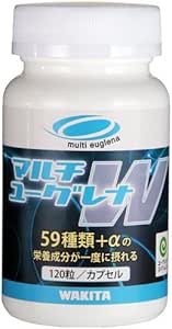 Amazon マルチユーグレナｗ 1粒ボトル みどりむし ミドリムシ サプリメント ワキタ ミドリムシ