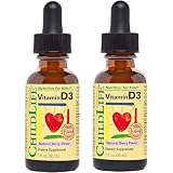 【2個セット】ChildLife Essentials (チャイルドライフエッセンシャルズ) 子供用液状ビタミンD3 30ml サプリ 子供の成長 Vitamin D3