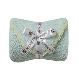 Kashwere Baby Set: Blanket & Cap - Aqua w/Green Trim by Kashwere [並行輸入品]