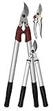 Radius Garden 3-Piece Pruning Tool Set - Includes Detail Lopper, Large Lopper, and Bypass Pruner, Bu