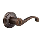 Kwikset Commonwealth Bed/Bath Lever in Rustic Bronze by Kwikset